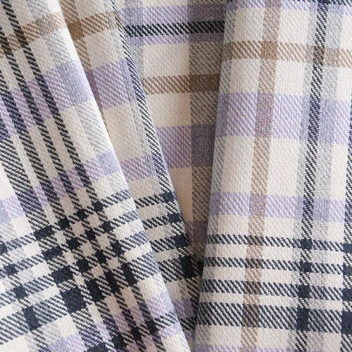 Ткань костюмная 025-11755 клетка сиреневый