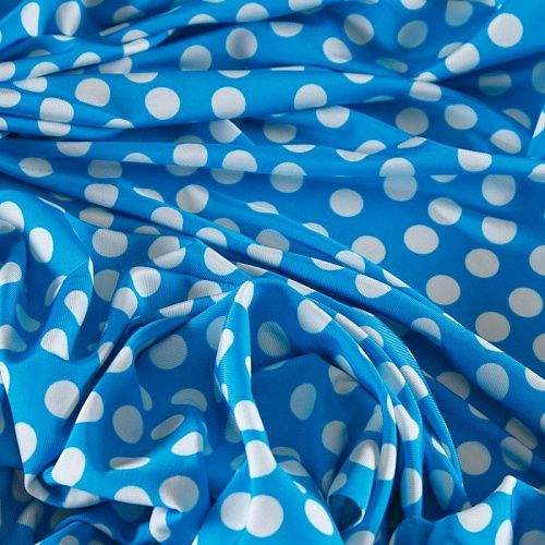 Трикотаж масло 056-12503 голубой принтованный