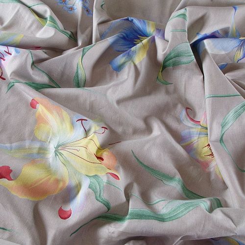 Бязь ш. 220 см 007-13512 песочный принтованный