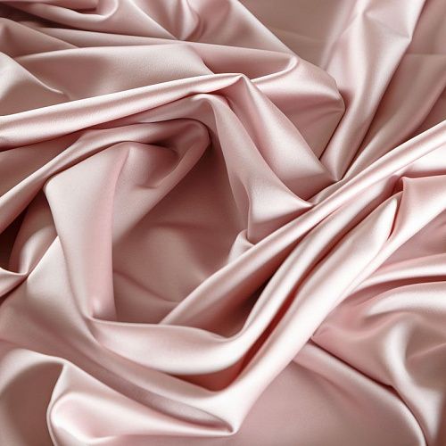 Сатин стрейч 001-06905 розовый жемчуг однотонный