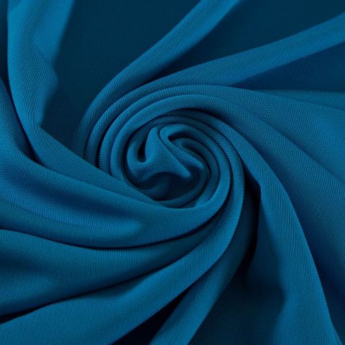 Трикотаж 056-16892 лазурно-голубой однотонный