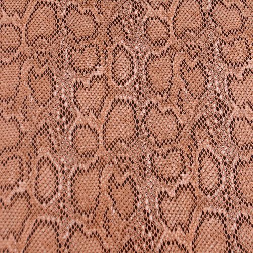 Экокожа на трикотажной основе 070-12017 персиковый