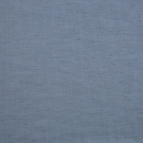 Лен-вискоза 035-17845 голубой однотонный