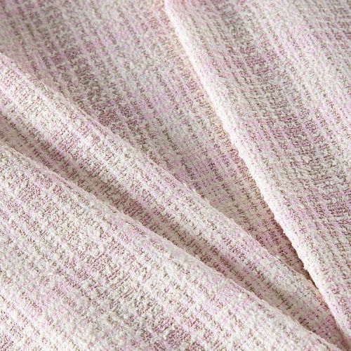 Твид 052-20213 молочно-розовый