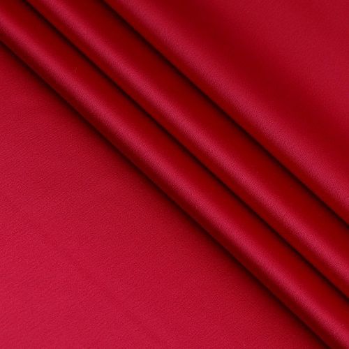 Сатин стрейч Dolce&Gabbana 001-16438 красный однотонный