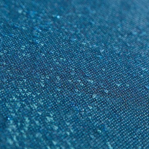 Пайетки на сетке 055-16397 лазурно-голубой