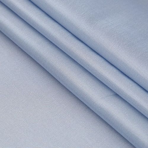 Ткань подкладочная К17-318 серо-голубой однотонный