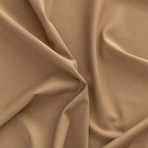 Ткань костюмная К33-448 холодный бежевый однотонный