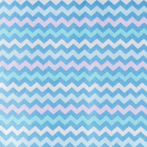 Бязь 007-00656 голубой принтованный