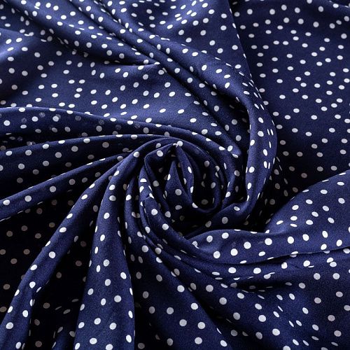 Штапель 069-01472 синий принтованный