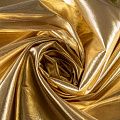 Парча К33-365 золотой однотонный