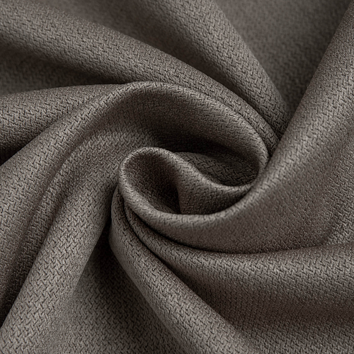 Ткань портьерная блэкаут H-280 см 10-02-15447 песочно-коричневый