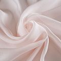 Шифон шелковый 068-16815 разбеленный персиковый однотонный