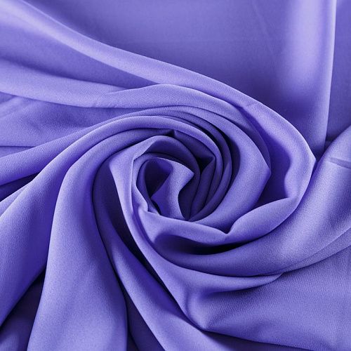 Креп-шифон 027-09855 светло-фиолетовый однотонный