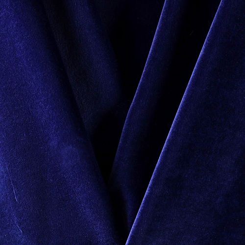 Бархат К26-301 фиолетово-синий однотонный