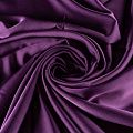 Шелк синтетический стрейч К22-293 баклажановый однотонный