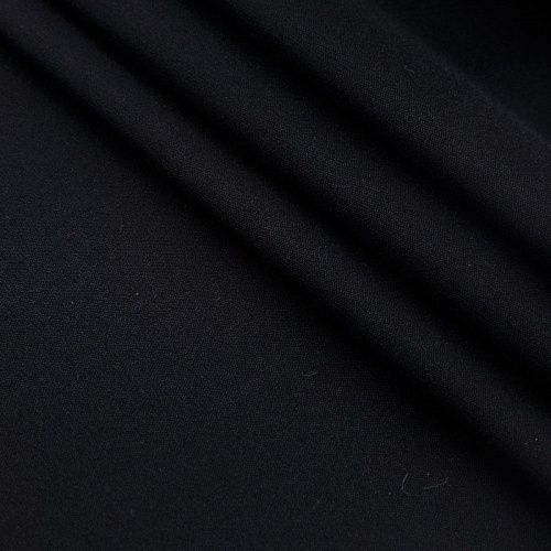 Шерсть двойная 066-15047 черный однотонный