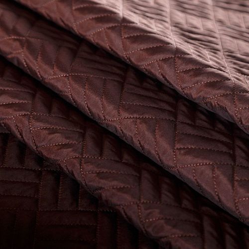 Ткань курточная 033-06564 шоколадный однотонный