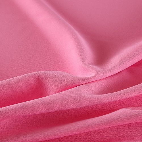 Креп стрейч Moschino дублированный 026-17127 розовый однотонный