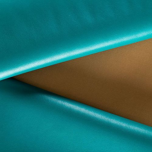 Экокожа К16-553 темно-бирюзовый однотонный