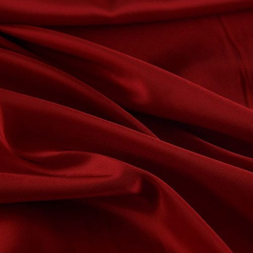 Ткань подкладочная 045-16936 кирпично-красный однотонный