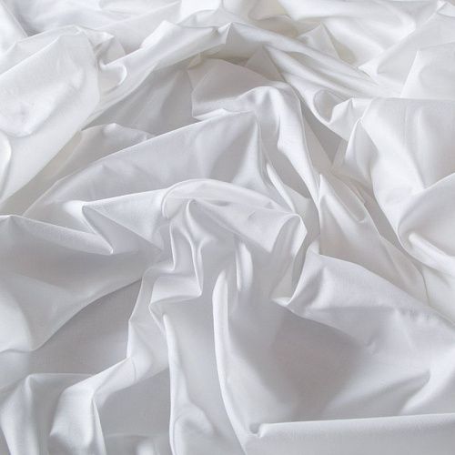 Сатин ш. 220 см 007-13371 белый однотонный