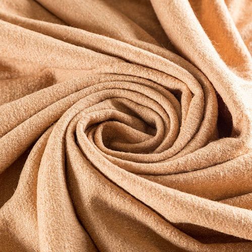 Букле (трикотаж) 006-04184 бежевый однотонный