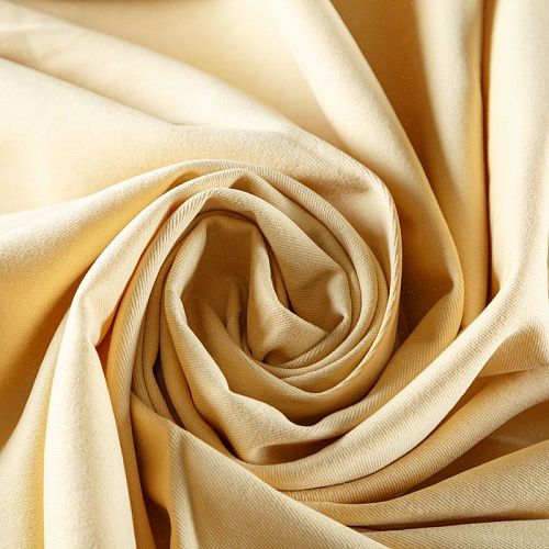 Джинс 015-08032 пастельный желтый однотонный