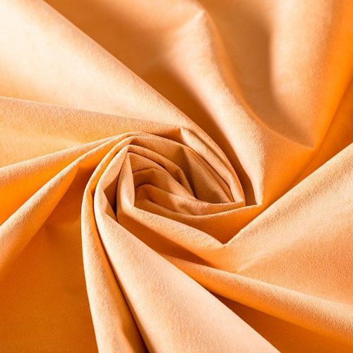 Замша искусственная К29-512 арахисовый однотонный