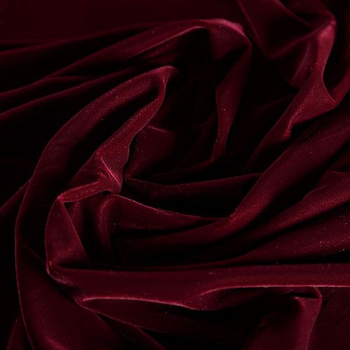 Бархат 002-04360 винный однотонный