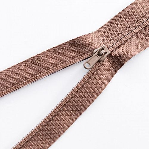 Молния спираль 20 см п/п н/р коричневый 532104-20-G289