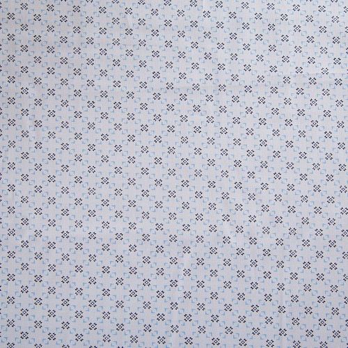 Хлопок рубашечный 063-13955 белый принтованный