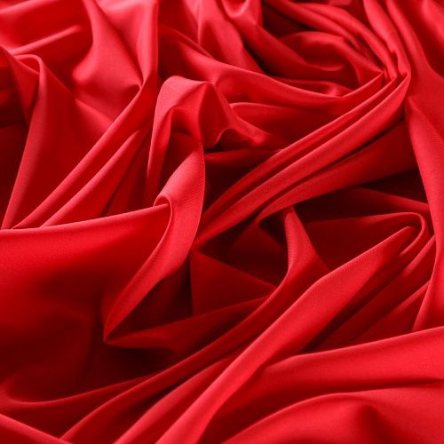 Креп-шифон 027-09889 красный однотонный