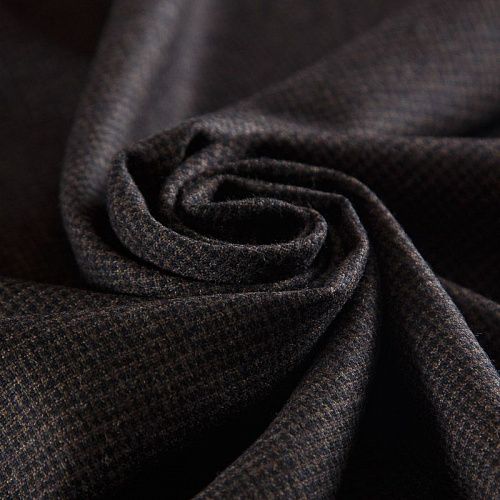 Ткань костюмная 025-17080 темно-коричневый