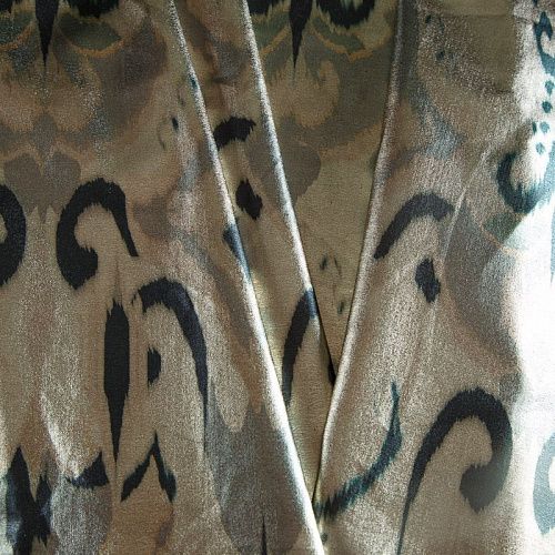 Коттон c напылением Cavalli 063-14892 серебристо-зеленый