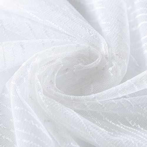 Тюль жаккардовый h-290 см 07-01-05079 молочный