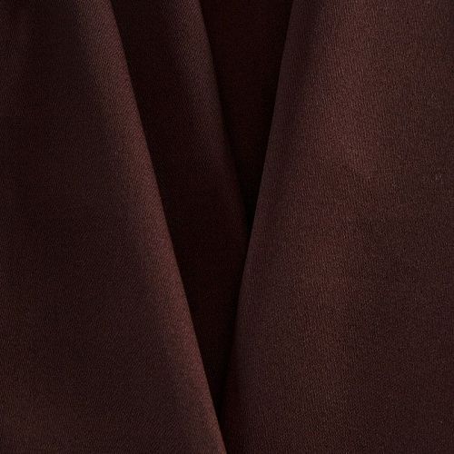 Сатин-коттон стрейч 063-12064 шоколадный однотонный