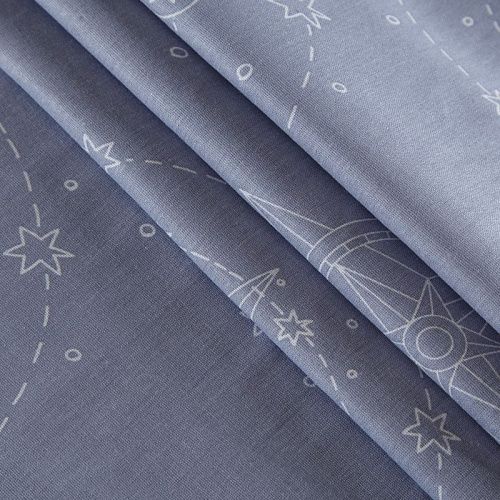 Бязь 007-13514 серый принтованный