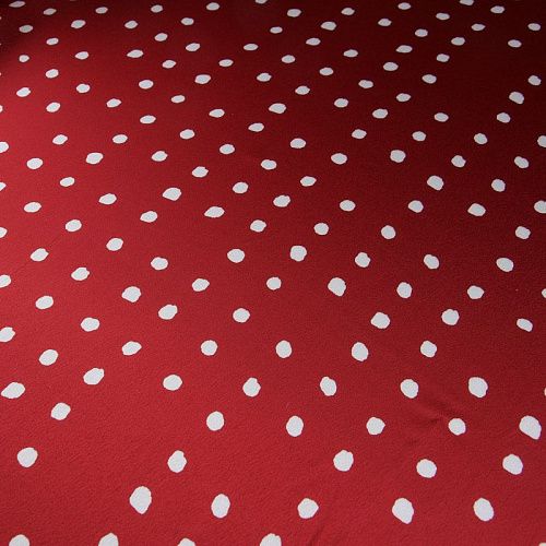 Креп-атлас 001-11928 бордовый принтованный