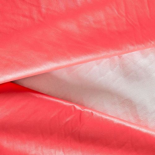 Экокожа К05-544 коралловый однотонный