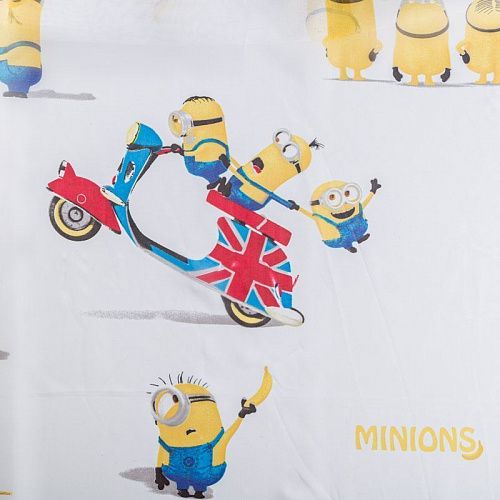 Тюль капрон Т450-01-46 белый принтованный