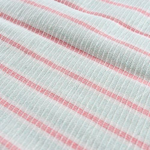 Хлопок с люрексом 063-11775 разбеленный мятный