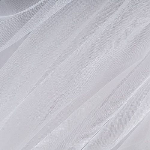 Фатин К22-702 белый однотонный