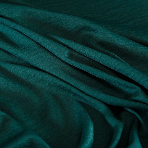 Креп кади стрейч 026-18740 бутылочный зеленый