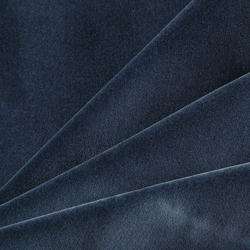 Бархат 002-06311 серо-синий однотонный