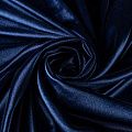 Бархат-лайкра К33-571 синий однотонный