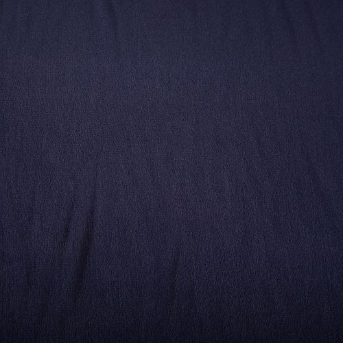 Перл шифон 068-19390 чернильно-синий однотонный