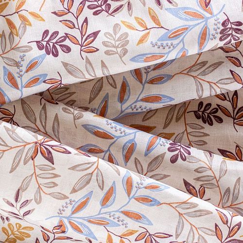 Батист 003-00960 белый принтованный