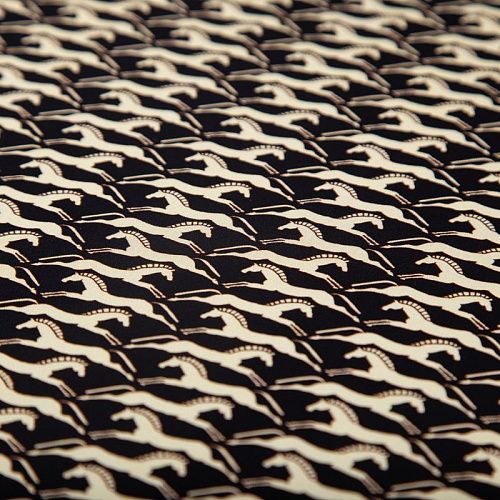 Вискоза 009-20097 черный принтованный