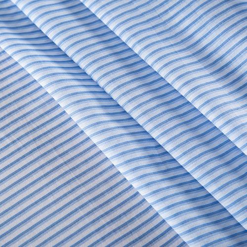 Шелк-батист 064-20093 бело-голубой